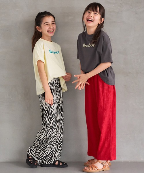 coca（coca）（コカ）の「【WEB限定セール】キッズ ロゴプリントTシャツ（Tシャツ/カットソー・キッズ・ブルー/チャコール/イエロー/ホワイト・120/130/140/150）」の15枚目の写真