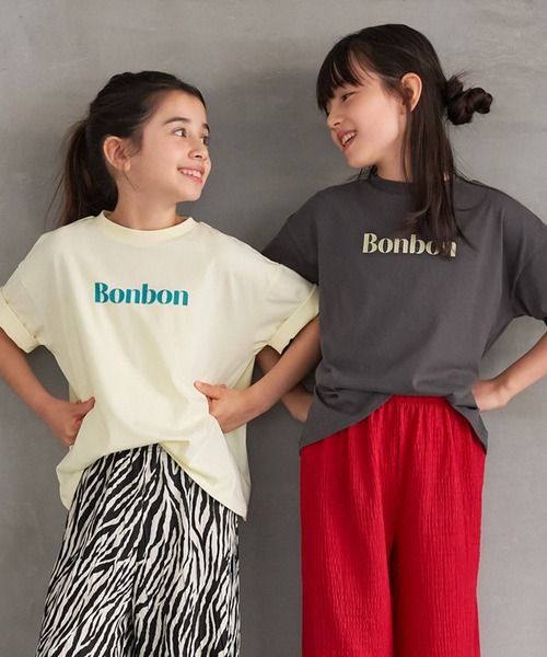 coca（coca）（コカ）の「【WEB限定セール】キッズ ロゴプリントTシャツ（Tシャツ/カットソー・キッズ・ブルー/チャコール/イエロー/ホワイト・120/130/140/150）」の14枚目の写真