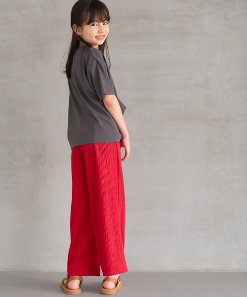 coca（coca）（コカ）の「【WEB限定セール】キッズ ロゴプリントTシャツ（Tシャツ/カットソー・キッズ・ブルー/チャコール/イエロー/ホワイト・120/130/140/150）」の11枚目の写真