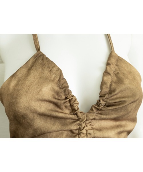 Miniministore(ミニミニストア)の「セクシーキャミワンピース ホルターネック(ワンピース・レディース・ライトブラウン/ベージュ/ブラック・FREE)」の11枚目の写真