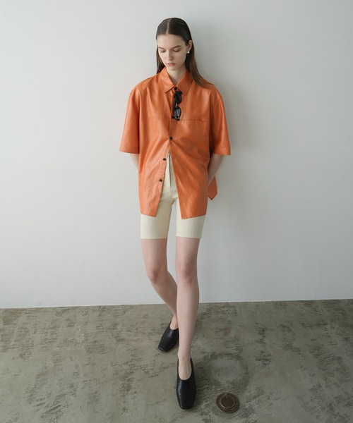 CLANE（クラネ）の「RIB STRIPE BIKER SHORTS（その他パンツ・レディース・ブラック/アイボリー・1/2）」の17枚目の写真