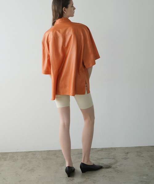 CLANE（クラネ）の「RIB STRIPE BIKER SHORTS（その他パンツ・レディース・ブラック/アイボリー・1/2）」の19枚目の写真