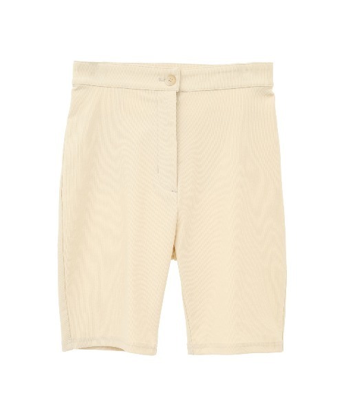 CLANE（クラネ）の「RIB STRIPE BIKER SHORTS（その他パンツ・レディース・ブラック/アイボリー・1/2）」の20枚目の写真