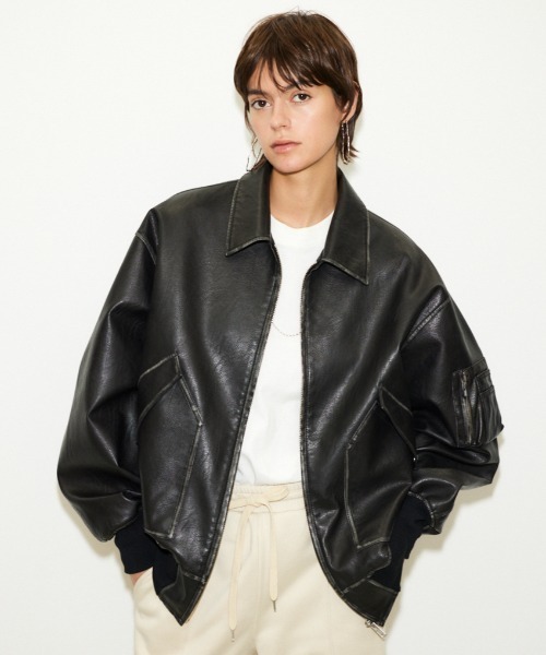 店舗完売レア商品THROWbySLY VINTAGE G-1ジャケット THROW by SLY（スローバイスライ）の「【再入荷】THROW VINTAGE G-1 JK