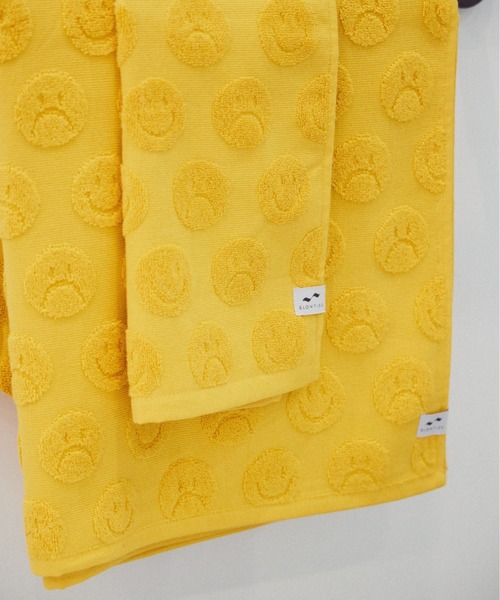 【SLOW TIDE/スロータイド】SAD HAPPY BATH TOWEL/タオル（タオル）｜SLOW TIDE（スロータイド）