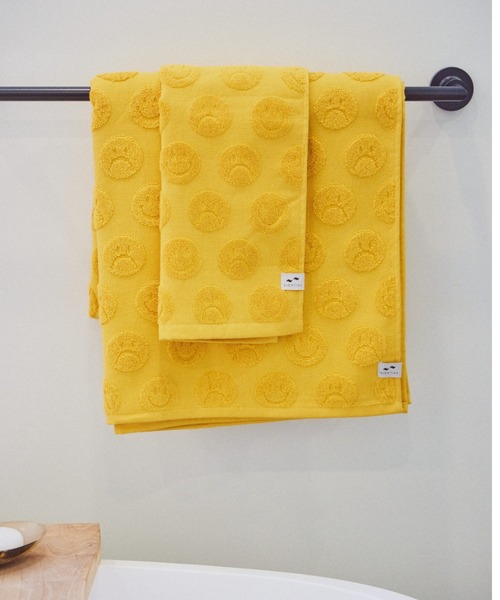 【SLOW TIDE/スロータイド】SAD HAPPY BATH TOWEL/タオル（タオル）｜SLOW TIDE（スロータイド）