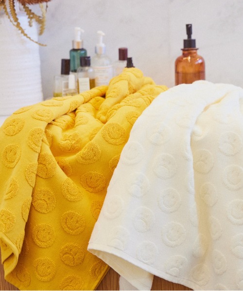 【SLOW TIDE/スロータイド】SAD HAPPY BATH TOWEL/タオル（タオル）｜SLOW TIDE（スロータイド）