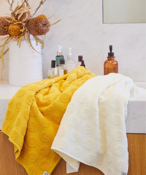 【SLOW TIDE/スロータイド】SAD HAPPY BATH TOWEL/タオル（タオル）｜SLOW TIDE（スロータイド）