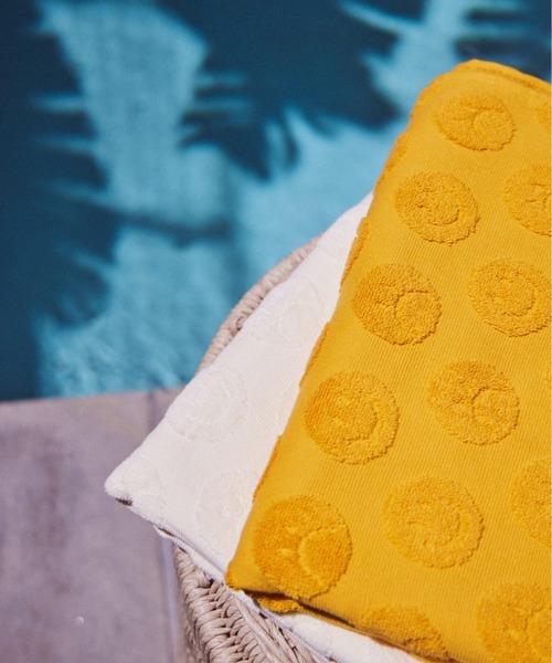 【SLOW TIDE/スロータイド】SAD HAPPY BATH TOWEL/タオル（タオル）｜SLOW TIDE（スロータイド）