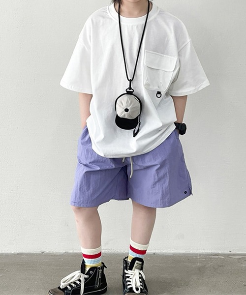 PEANUTS BOY(ピーナッツボーイ)の「【PEANUTS BOY】カラビナTシャツ(Tシャツ/カットソー・レディース・ホワイト/ブラウン・SMALL)」の9枚目の写真
