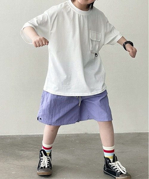 PEANUTS BOY(ピーナッツボーイ)の「【PEANUTS BOY】カラビナTシャツ(Tシャツ/カットソー・レディース・ホワイト/ブラウン・SMALL)」の8枚目の写真