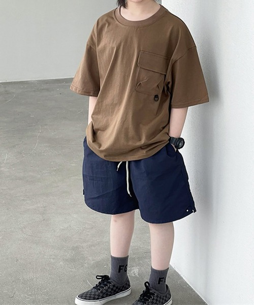PEANUTS BOY(ピーナッツボーイ)の「【PEANUTS BOY】カラビナTシャツ(Tシャツ/カットソー・レディース・ホワイト/ブラウン・SMALL)」の5枚目の写真