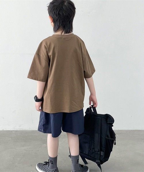 PEANUTS BOY(ピーナッツボーイ)の「【PEANUTS BOY】カラビナTシャツ(Tシャツ/カットソー・レディース・ホワイト/ブラウン・SMALL)」の4枚目の写真