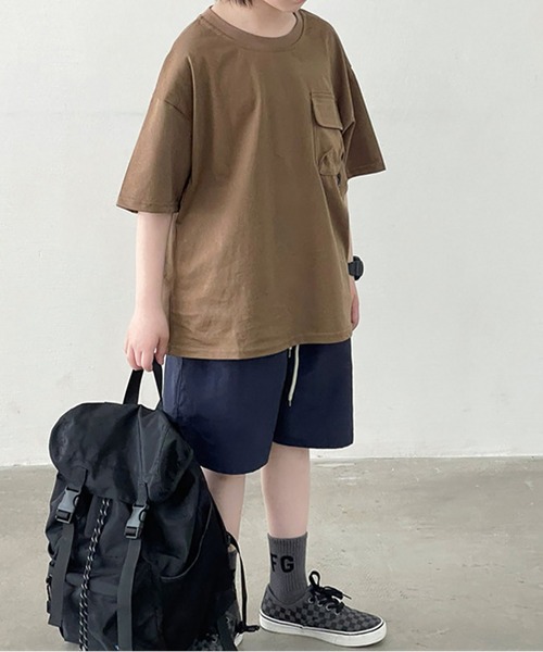PEANUTS BOY(ピーナッツボーイ)の「【PEANUTS BOY】カラビナTシャツ(Tシャツ/カットソー・レディース・ホワイト/ブラウン・SMALL)」の3枚目の写真