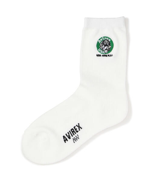 AVIREX（アヴィレックス）の「TOM CAT NEWYORK SOCKS/トムキャット ニューヨークソックス（ソックス/靴下・レディース・ホワイト/ブラック・F）」の14枚目の写真