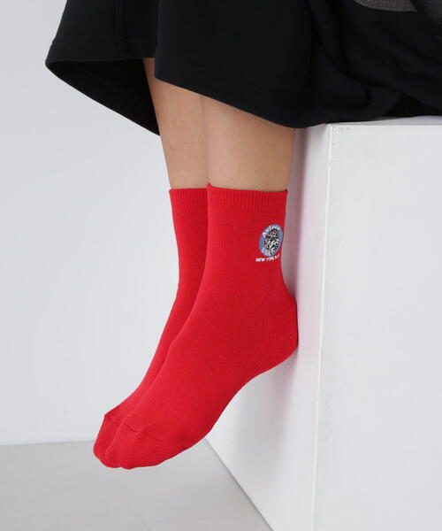 AVIREX（アヴィレックス）の「TOM CAT NEWYORK SOCKS/トムキャット ニューヨークソックス（ソックス/靴下・レディース・ホワイト/ブラック・F）」の8枚目の写真