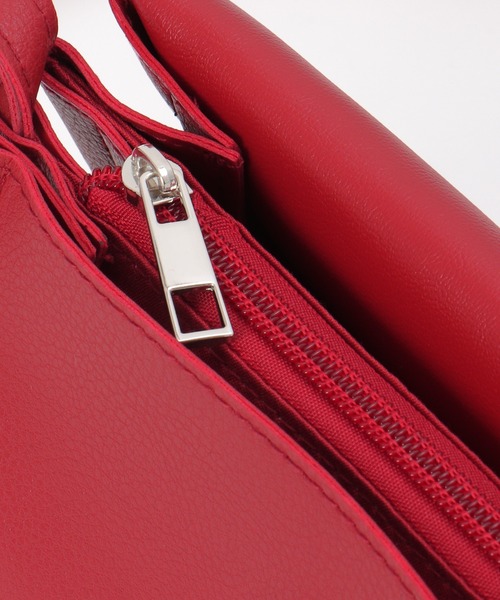 notch.（ノッチ）の「カブセミニショルダーバッグ（ショルダーバッグ・レディース・シルバー系/ブラック/レッド/オフホワイト・ONESIZE）」の11枚目の写真