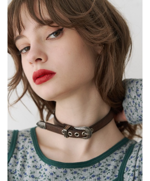 jouetie（ジュエティ）の「ウエスタンベルトチョーカー（チョーカー・レディース・ブラウン/ブラック・FREE）」の9枚目の写真