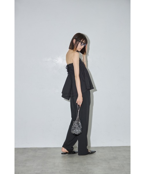 leimn（レイムン）の「ギャザーペプラムビスチェ（ベスト）」 - WEAR