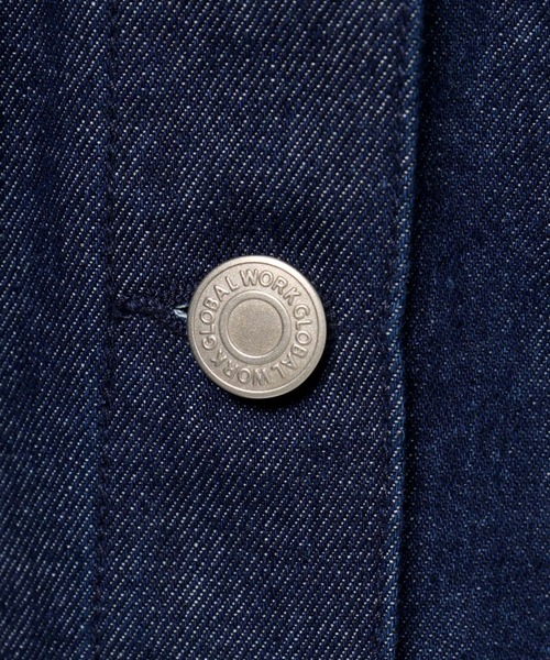 GLOBAL WORK(グローバルワーク)の「ショートデニムGジャン/115807(デニムジャケット・キッズ・ブラック/ネイビー・130cm/140cm/150cm/160cm)」の13枚目の写真