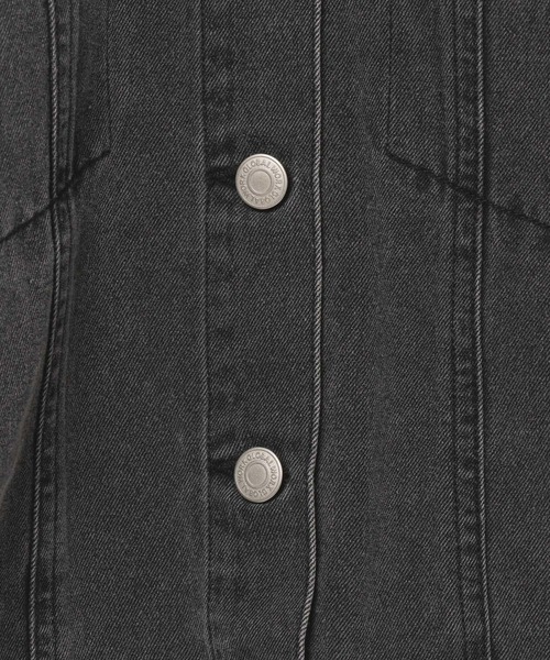 GLOBAL WORK(グローバルワーク)の「ショートデニムGジャン/115807(デニムジャケット・キッズ・ブラック/ネイビー・130cm/140cm/150cm/160cm)」の9枚目の写真