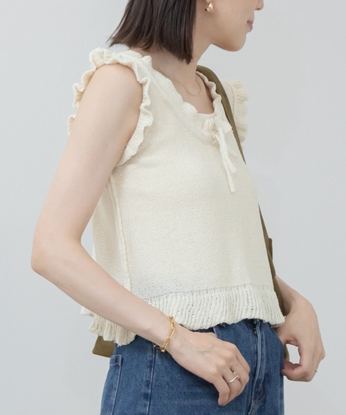 BIELO BROOC ノースリーブニット