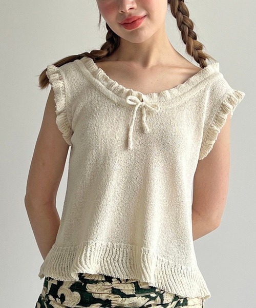 BIELO BROOC ノースリーブニット