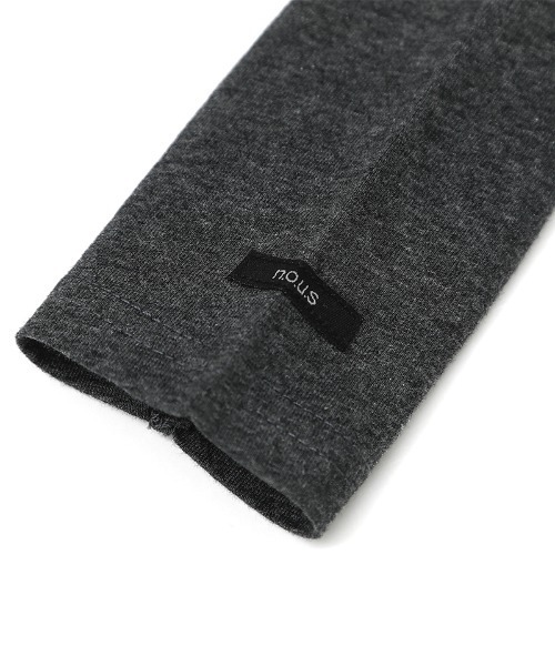 n.o.u.s(ノウズ)の「n.o.u.s スカラップ衿長袖Tシャツ(Tシャツ/カットソー・キッズ・オフホワイト/チャコールグレー・110cm/100cm/90cm/80cm/140cm/130cm/120cm)」の19枚目の写真