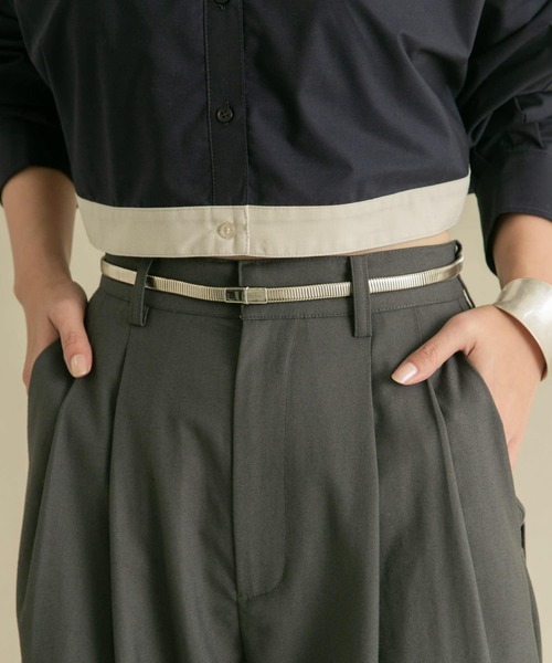 KBF(ケイビーエフ)の「スプリングメタルベルト(ベルト・レディース・ゴールド/シルバー・ONE)」の2枚目の写真