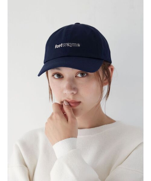 Ungrid（アングリッド）の「エンブロイダリーロゴキャップ（キャップ・レディース・オフホワイト/レッド/ネイビー/パープル・FREE）」の3枚目の写真