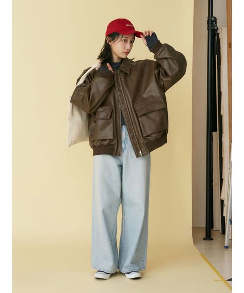 Ungrid（アングリッド）の「エンブロイダリーロゴキャップ（キャップ・レディース・オフホワイト/レッド/ネイビー/パープル・FREE）」の13枚目の写真