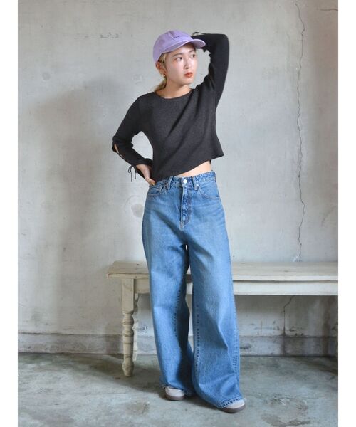 Ungrid（アングリッド）の「エンブロイダリーロゴキャップ（キャップ・レディース・オフホワイト/レッド/ネイビー/パープル・FREE）」の18枚目の写真