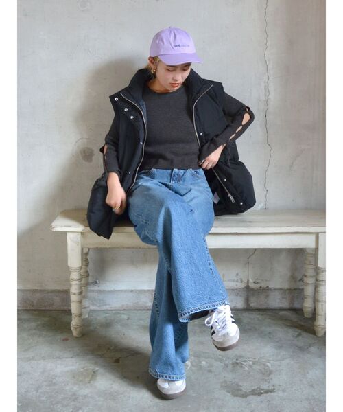 Ungrid（アングリッド）の「エンブロイダリーロゴキャップ（キャップ・レディース・オフホワイト/レッド/ネイビー/パープル・FREE）」の19枚目の写真