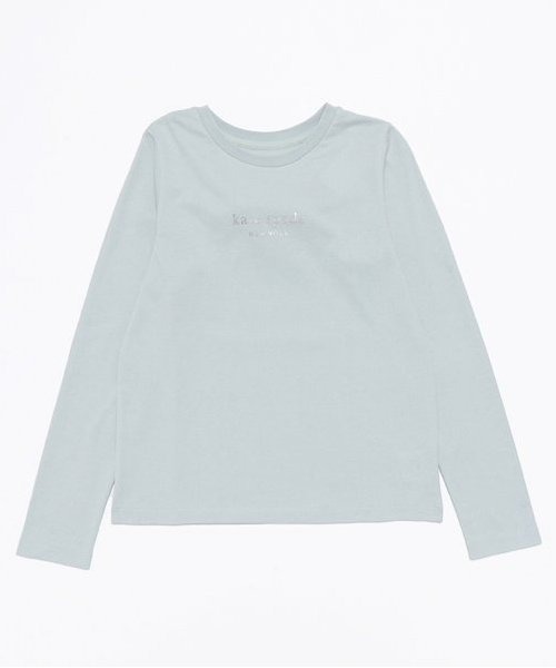 kate spade  長袖　シアシャツ　エメラルドグリーン　160cm ロング パジャマ セット
