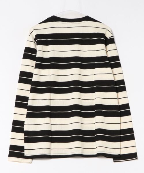 aimoha(アイモハ)の「aimoha men Striped Serenity Crewneck Sweater(スウェット・メンズ・ブルー/ブラック/グリーン・MEDIUM/LARGE/X-LARGE/XX-LARGE/XXX-LARGE)」の4枚目の写真