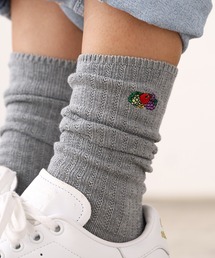 ROOPTOKYO（ループトウキョウ）の「FRUIT OF THE LOOM/フルーツオブザルーム C.FTL3×1リブルーズ刺繍 ソックス（ソックス/靴下）」