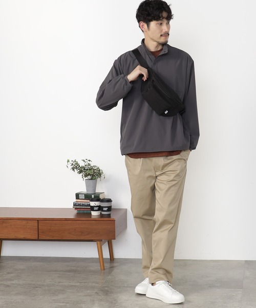 FOUND GOOD（ファウンドグッド）の「ウエストBAG（ボディバッグ/ウエストポーチ・メンズ・グリーン/グレー系/ブラック・FREE）」の4枚目の写真