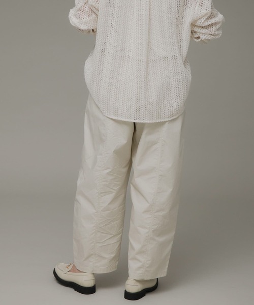 URBAN RESEARCH Sonny Label（アーバンリサーチサニーレーベル）の「コットンワッシャーワイドイージーパンツ（その他パンツ・レディース・ブラック/ネイビー/ホワイト系その他・FREE）」の7枚目の写真