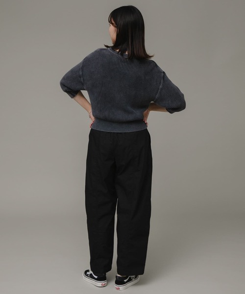 URBAN RESEARCH Sonny Label（アーバンリサーチサニーレーベル）の「コットンワッシャーワイドイージーパンツ（その他パンツ・レディース・ブラック/ネイビー/ホワイト系その他・FREE）」の20枚目の写真