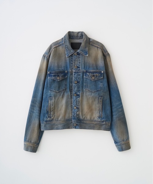 Juha（ユハ）の「RUST SHORT DENIM JACKET（デニムジャケット・メンズ・インディゴブルー/ブラック・4/3）」の10枚目の写真