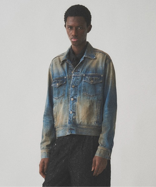 Juha（ユハ）の「RUST SHORT DENIM JACKET（デニムジャケット・メンズ・インディゴブルー/ブラック・4/3）」の14枚目の写真