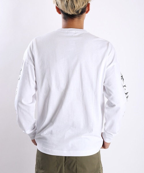 おばけ刺繍 袖プリントロンTEE（Tシャツ/カットソー）｜WESTSEA