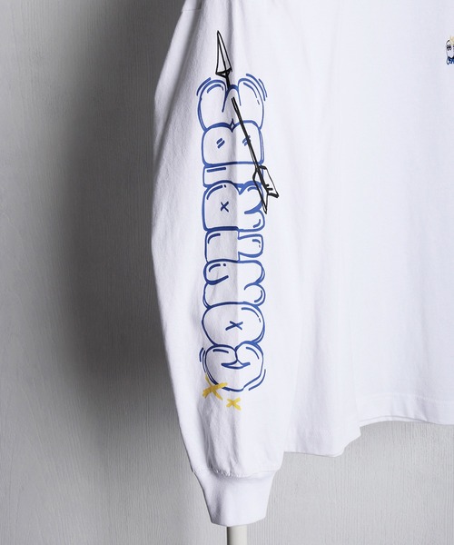 WESTSEA（ウエストシー）の「おばけ刺繍 袖プリントロンTEE（Tシャツ/カットソー・メンズ・ホワイト/ホワイト系その他/ブラック系その他/ブラック・M/L）」の18枚目の写真