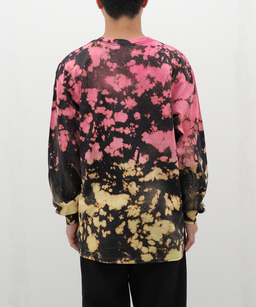 トップス BAL LOGO TIE DYE LS TEE BAL】 LOGO TIE DYE LS TEE (Gray) | 火ノ鳥OnlineStore