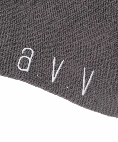 a.v.v（アーヴェヴェ）の「[KIDS]ワンポイントリボンハイソックス（ソックス/靴下・キッズ・ブラック/グレー・20/23）」の16枚目の写真