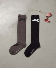 a.v.v | [KIDS]ワンポイントリボンハイソックス(ソックス/靴下)