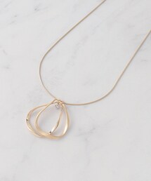SHOO・LA・RUE | ウェーブオープンドロップネックレス(ネックレス)