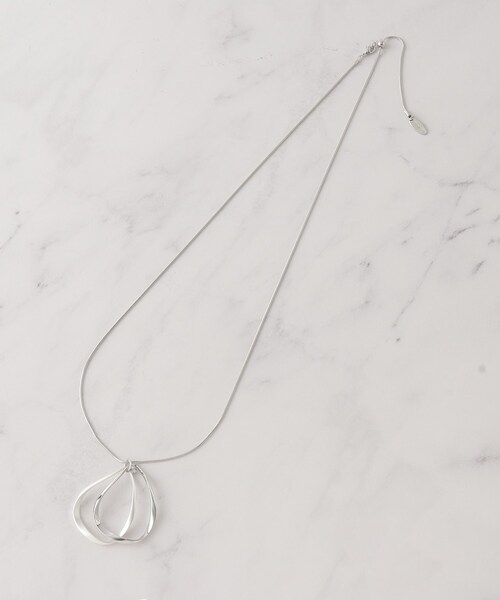 SHOO・LA・RUE（シューラルー）の「◆ウェーブオープンドロップネックレス（ネックレス・レディース・ゴールド/シルバー/ブロンズ・00）」の8枚目の写真