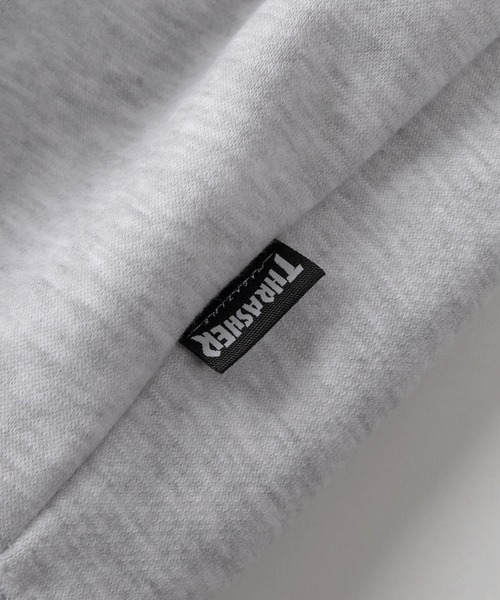 THRASHER(スラッシャー)の「【70】【THRASHER/スラッシャー】フロント&フード ワンポイント刺繍 裏起毛 ジップパーカー(パーカー・メンズ・ネイビー/アッシュグレー/グリーン/ホワイト/ブラック/ライトグレー系/ブラック系/ホワイト系/ブラウン系/ワイン系・M/L)」の15枚目の写真
