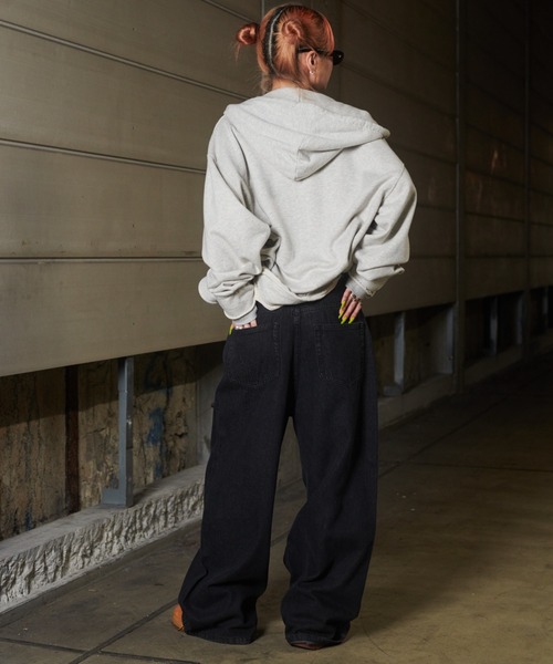 sedacle(セダクル)の「レイヤード風デニム(デニムパンツ・メンズ・ブラック/インディゴブルー・SMALL/MEDIUM/LARGE)」の11枚目の写真